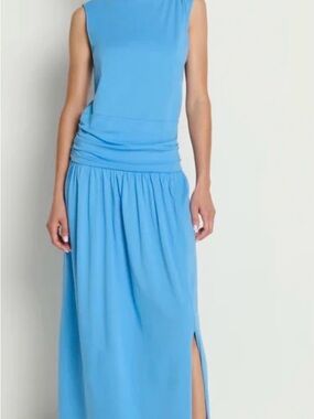Nation LTD Soft Blue Sleeveless Maxi Dress